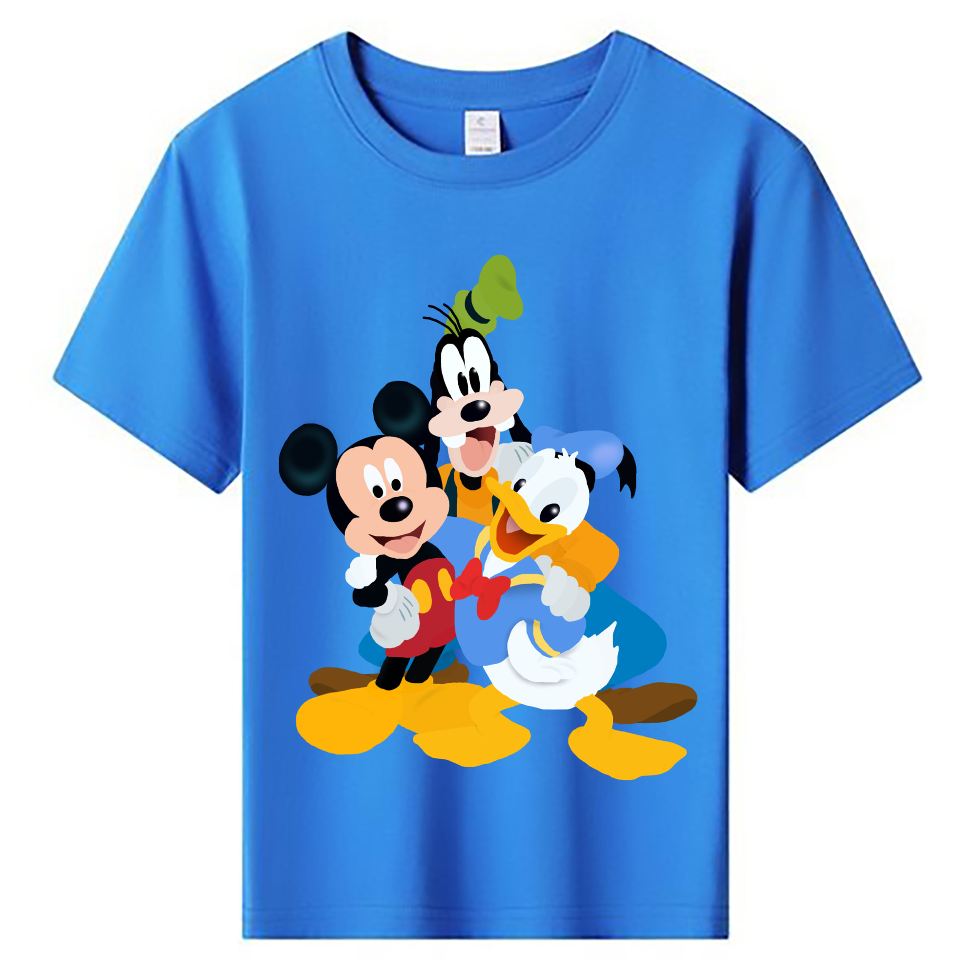 ミッキーマウス Mickey Mouse 綿100％キッズTシャツ（フロントプリント）
